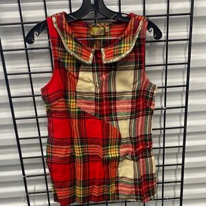 princess vera wang plaid dress Vera Wang | Dresses | Princess Vera Wang Tartan Plaid Sequin Collar Tailor Fit Sleeveless Jumper Dress